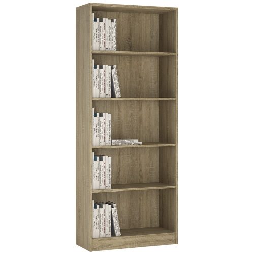 4You Tall Narrow Bookcase Sonama Oak 4You Tall Narrow Bookcase Sonama Oak