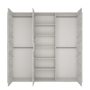 Angel 3 Door Wardrobe Inside