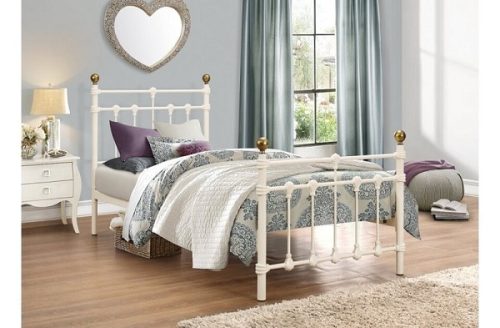 Atlas Single Bed in Cream