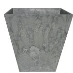 Artstone Ella Square Pot Grey
