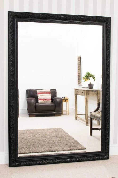 Hartwell Black Large Mirror