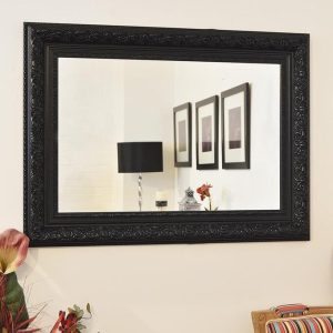 images Hartwell Black Small Mirror
