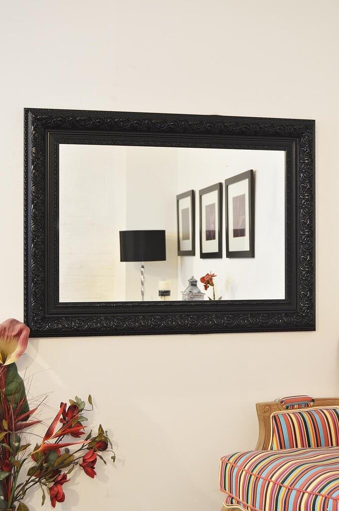 images Hartwell Black Small Mirror