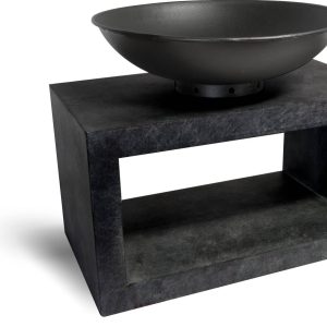 Ivyline Fire Pit & Rectangle Console Granite