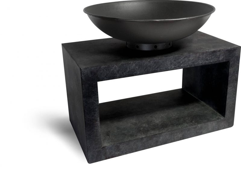 Ivyline Fire Pit & Rectangle Console Granite