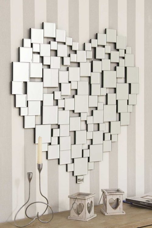 Love Frameless Mirror