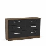 Lynx 6 Drawer Chest Brown Lynx 6 Drawer Chest Brown