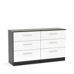 Lynx 6 Drawer Chest White Lynx 6 Drawer Chest White