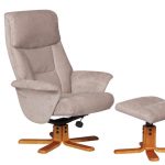 Marseille Swivel Recliner in Mist