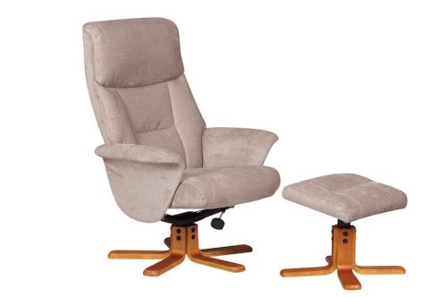 Marseille Swivel Recliner in Mist