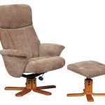 Marseille Swivel Recliner in Mink