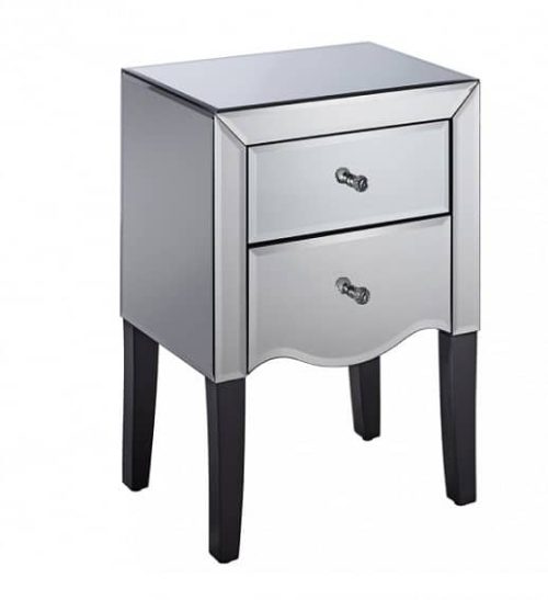 Palermo 2 Drawer Bedside Table