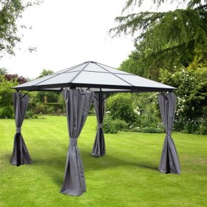 Peninsula Polycarbonate Gazebo 2.5x2.5m