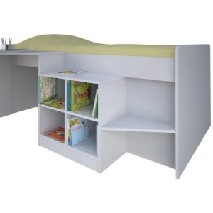 Pilot Cabin Bed White Side Pilot Cabin Bed White Side
