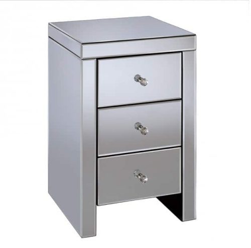Seville 3 Drawer Bedside Table