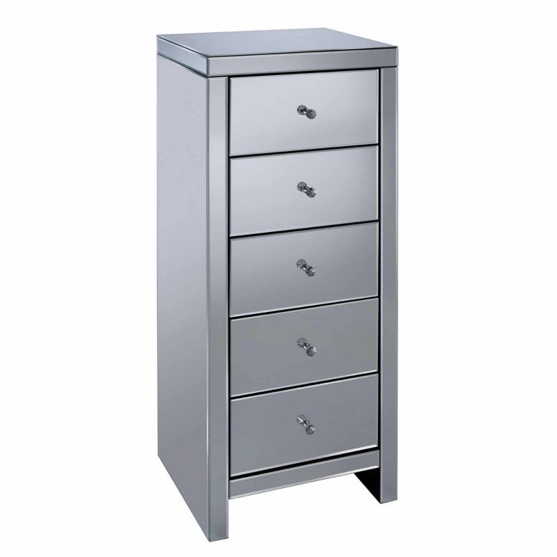 Seville 5 Drawer Narrow Chest