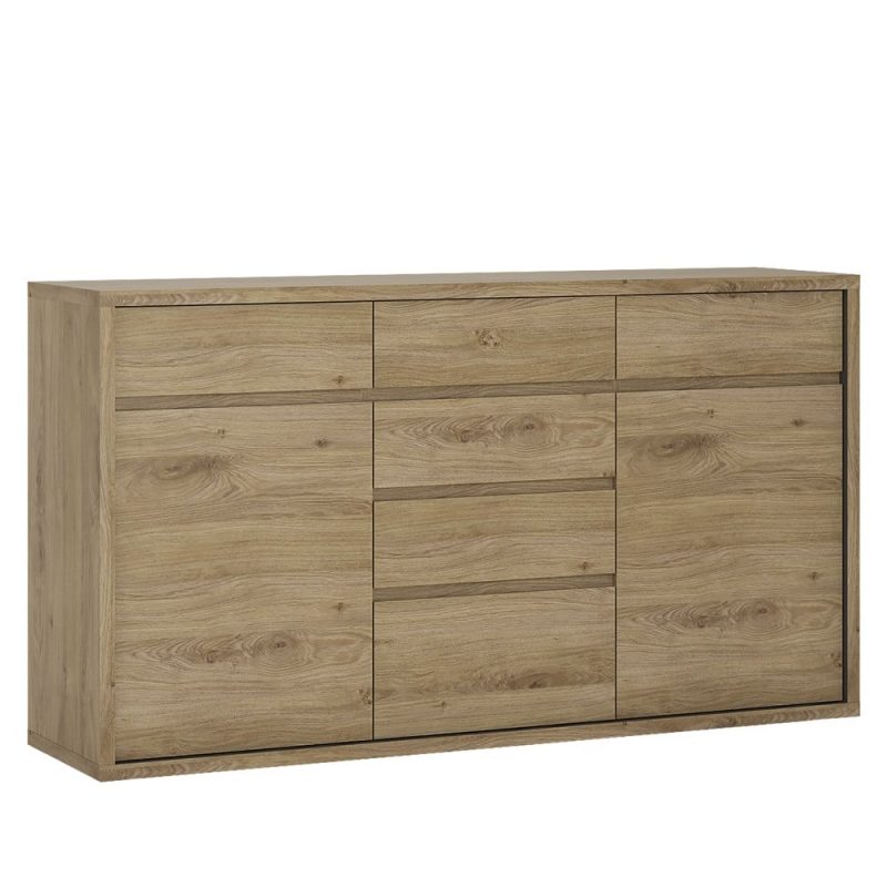 Shetland 2 Door 6 Drawer Chest Side
