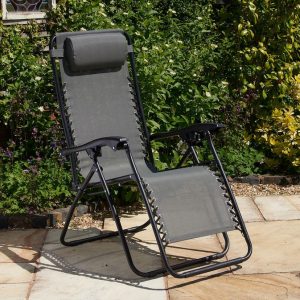 Glendale Textaline Recliner Chair Grey
